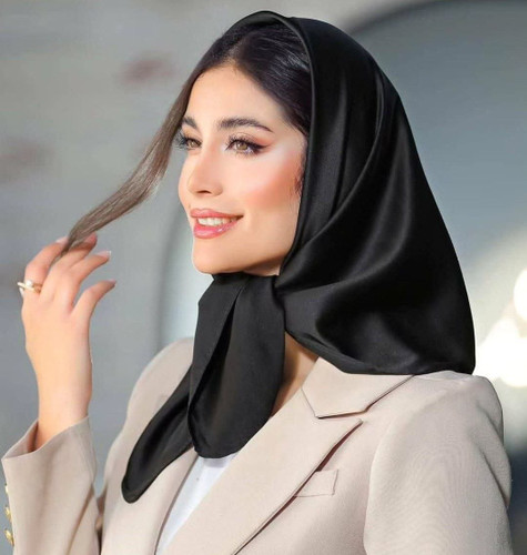 روسری ساتن ترک قواره ۱۱۰