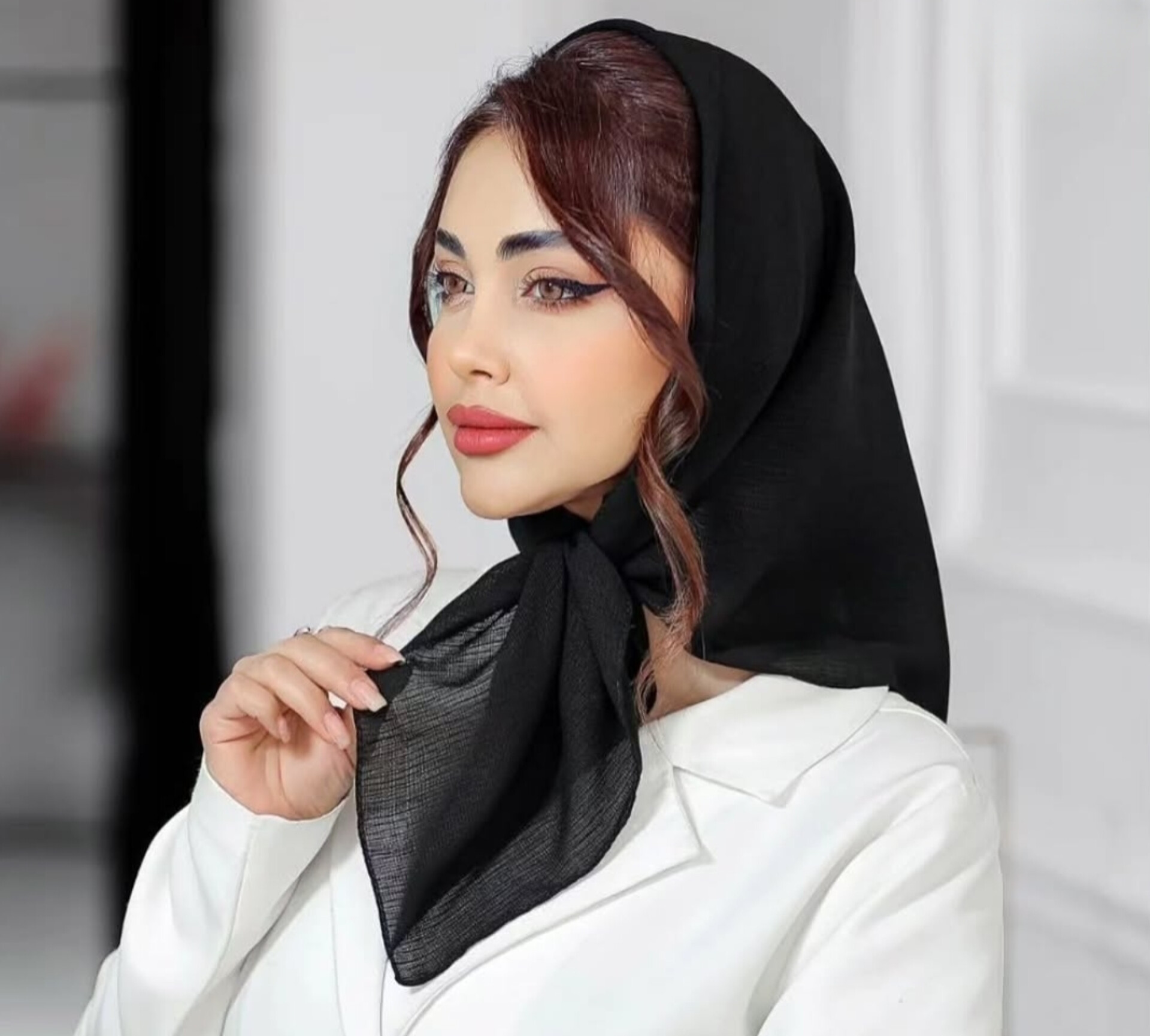 مینی اسکارف پارچه درختی