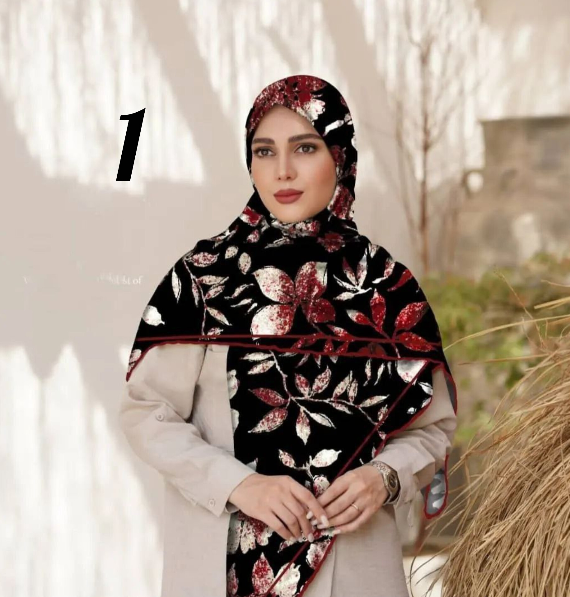 روسری نخ ابریشم چهارفصل قواره ۱۴۰