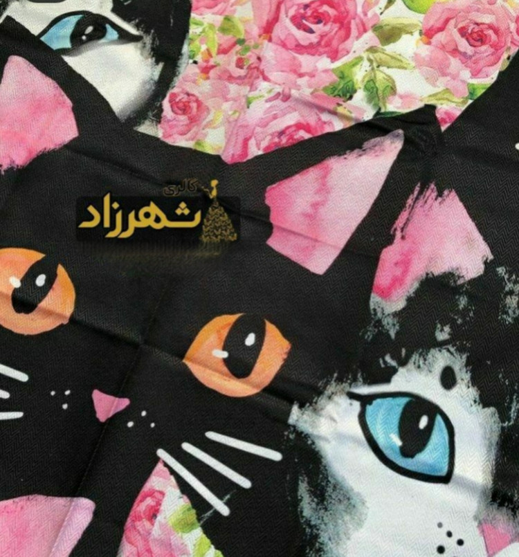 روسری نخی با جلوه ابریشمی چهار فصل قواره ۱۴۰